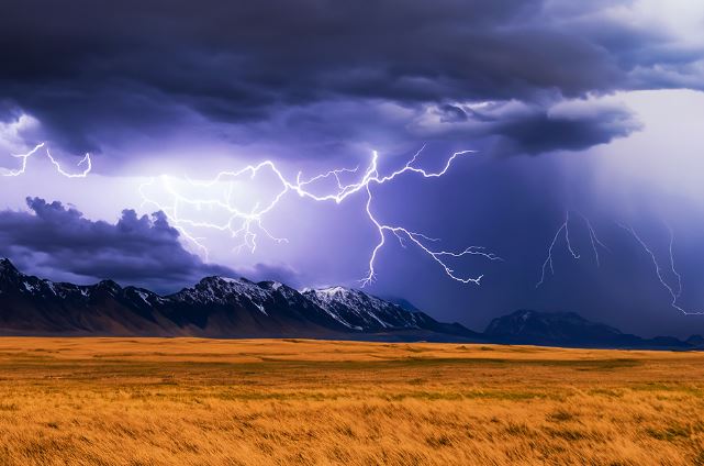 Гром грохотал над крышей гулко возрастая и разражаясь треском